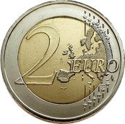 Germany 2 Euro 2016 A KM# 347 Euro Coinage coin reverse Germany 2 Euro 2016 A KM# 347 Euro Coinage coin reverse