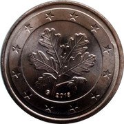 Germany 2 Euro Cent 2018 G KM# 208 Euro Coinage coin obverse