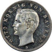 Germany 2 Mark KM# 913 Bavaria / Kingdom / Reform Coinage coin obverse Germany 2 Mark KM# 913 Bavaria / Kingdom / Reform Coinage coin obverse