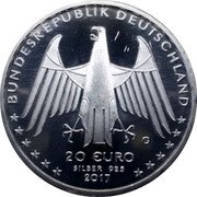 Germany 20 Euro 2017 G KM# 362 Euro Coinage coin obverse
