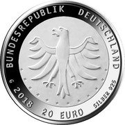 Germany 20 Euro 2018 G Proof KM# 369 Euro Coinage coin obverse