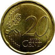 Germany 20 Euro Cent 2018 J KM# 255 Euro Coinage coin reverse