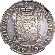 Germany 24 Mariengroschen (2/3 Thaler) 1821 CvC KM# 1091 Brunswick-Wolfenbüttel / Duchy / Regular Coinage coin obverse