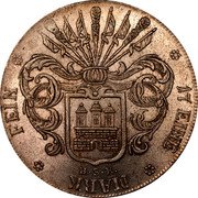 Germany 32 Schilling (2 Mark) 1808 HSK KM# 530 Hamburg / Free City / Regular Coinage coin obverse