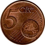 Germany 5 Euro Cent 2018 J KM# 209 Euro Coinage coin reverse