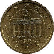 Germany 50 Euro Cent 2006 J Sets only KM# 212 Euro Coinage coin obverse