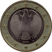 Germany Euro 2007 D Sets only KM# 257 Euro Coinage coin obverse