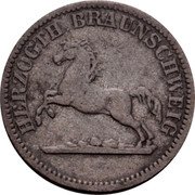 Germany Groschen (1/30 Thaler) 1857 KM# 1150 Brunswick-Wolfenbüttel / Duchy / Regular Coinage coin obverse