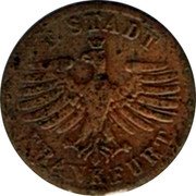 Germany Heller 1852 KM# 327 Frankfurt am Main / Free City / Regular Coinage coin obverse