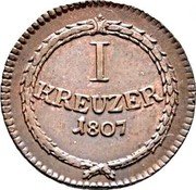 Germany Kreuzer 1807 KM# 141 Baden / Grand Duchy / Regular Coinage coin reverse Germany Kreuzer 1807 KM# 141 Baden / Grand Duchy / Regular Coinage coin reverse