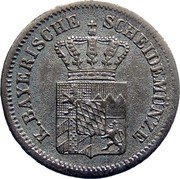 Germany Kreuzer 1862 KM# 858 Bavaria / Kingdom / Regular Coinage coin obverse Germany Kreuzer 1862 KM# 858 Bavaria / Kingdom / Regular Coinage coin obverse
