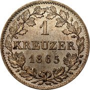 Germany Kreuzer 1865 KM# 873 Bavaria / Kingdom / Regular Coinage coin reverse Germany Kreuzer 1865 KM# 873 Bavaria / Kingdom / Regular Coinage coin reverse