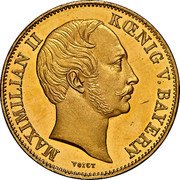 Germany Krone 1857 KM# 854 Bavaria / Kingdom / Regular Coinage coin obverse