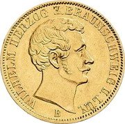 Germany Krone 1858 B KM# 1153 Brunswick-Wolfenbüttel / Duchy / Regular Coinage coin obverse