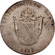 Germany Kronenthaler 1813 D KM# 163 Baden / Grand Duchy / Regular Coinage coin obverse Germany Kronenthaler 1813 D KM# 163 Baden / Grand Duchy / Regular Coinage coin obverse