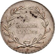 Germany Kronenthaler 1813 D KM# 163 Baden / Grand Duchy / Regular Coinage coin reverse Germany Kronenthaler 1813 D KM# 163 Baden / Grand Duchy / Regular Coinage coin reverse