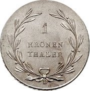 Germany Kronenthaler 1817 KM# 169 Baden / Grand Duchy / Regular Coinage coin reverse Germany Kronenthaler 1817 KM# 169 Baden / Grand Duchy / Regular Coinage coin reverse