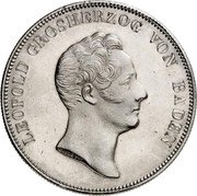 Germany Kronenthaler 1832 KM# 200 Baden / Grand Duchy / Regular Coinage coin obverse Germany Kronenthaler 1832 KM# 200 Baden / Grand Duchy / Regular Coinage coin obverse
