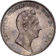 Germany Kronenthaler 1834 KM# 202 Baden / Grand Duchy / Regular Coinage coin obverse Germany Kronenthaler 1834 KM# 202 Baden / Grand Duchy / Regular Coinage coin obverse