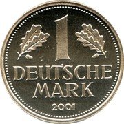 Germany Mark 2001 A Sets only KM# 110 Federal Republic / Standard Coinage coin reverse Germany Mark 2001 A Sets only KM# 110 Federal Republic / Standard Coinage coin reverse