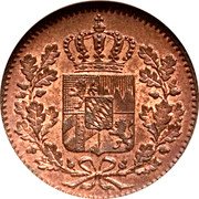 Germany Pfennig 1839 KM# 797.1 Bavaria / Kingdom / Regular Coinage coin obverse Germany Pfennig 1839 KM# 797.1 Bavaria / Kingdom / Regular Coinage coin obverse