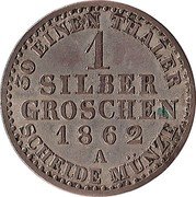 Germany Silbergroschen 1862 A KM# 95 Anhalt-Köthen and Anhalt-Dessau coin reverse Germany Silbergroschen 1862 A KM# 95 Anhalt-Köthen and Anhalt-Dessau coin reverse