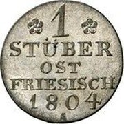 Germany Stüber (10 Witten) 1804 A KM# 280 Principality / Regular Coinage coin reverse Germany Stüber (10 Witten) 1804 A KM# 280 Principality / Regular Coinage coin reverse