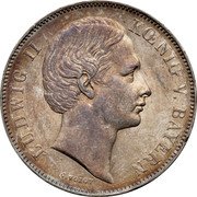 Germany 1 Vereinsthaler 1865 KM# 869 Bavaria / Kingdom / Regular Coinage coin obverse