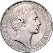 Germany Thaler 1866 KM# 886.1 Bavaria / Kingdom / Regular Coinage coin obverse