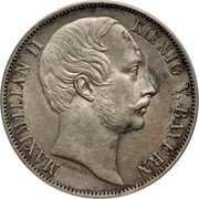 Germany Thaler (Vereinsthaler) 1859 KM# 852 Bavaria / Kingdom / Regular Coinage coin obverse
