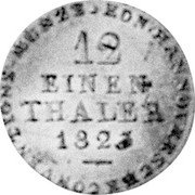 Germany 1/12 Thaler (3 Mariengroschen) 1823 LB KM# 139 Hannover / Kingdom / Regular Coinage coin reverse Germany 1/12 Thaler (3 Mariengroschen) 1823 LB KM# 139 Hannover / Kingdom / Regular Coinage coin reverse