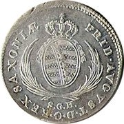 Germany 1/12 Thaler (Doppelgroschen) 1812 SGH KM# 1049.1 Saxony-Albertine / Kingdom / Regular Coinage coin obverse Germany 1/12 Thaler (Doppelgroschen) 1812 SGH KM# 1049.1 Saxony-Albertine / Kingdom / Regular Coinage coin obverse