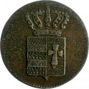 Germany 1/2 Groten 1840 KM# 170 Oldenburg / Grand Duchy coin obverse