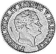 Germany 1/2 Silbergroschen 1849 A KM# 434 Kingdom / Regular Coinage coin obverse
