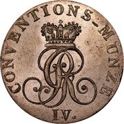 Germany 1/24 Thaler 1827 B KM# 141 Hannover / Kingdom / Regular Coinage coin obverse