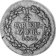 Germany 1/4 Kreuzer 1817 KM# 41 United Nassau / Duchy / Standard Coinage coin reverse Germany 1/4 Kreuzer 1817 KM# 41 United Nassau / Duchy / Standard Coinage coin reverse