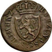 Germany 1/4 Kreuzer 1822 KM# 42 United Nassau / Duchy / Standard Coinage coin obverse Germany 1/4 Kreuzer 1822 KM# 42 United Nassau / Duchy / Standard Coinage coin obverse