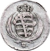 Germany 1/48 Thaler (1/2 Groschen) 1812 H KM# 1048 Saxony-Albertine / Kingdom / Regular Coinage coin obverse