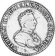 Germany 1/6 Thaler 1824 KM# 579.1 Hesse-Cassel / Electorate / Regular Coinage coin obverse Germany 1/6 Thaler 1824 KM# 579.1 Hesse-Cassel / Electorate / Regular Coinage coin obverse