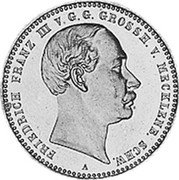 Germany 10 Mark 1890 A KM# 325 Mecklenburg-Schwerin / Grand Duchy / Reform Coinage coin obverse