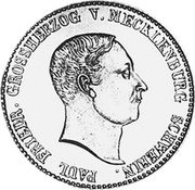Germany 10 Thaler 1839 KM# 289 Mecklenburg-Schwerin / Grand Duchy coin obverse
