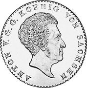 Germany 10 Thaler (2 August d'Or) 1832 S KM# 1124 Saxony-Albertine / Kingdom / Regular Coinage coin obverse