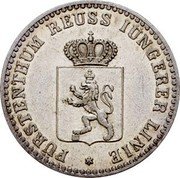 Germany 2 Silbergroschen (1/12 Thaler) 1855 A KM# 72 Reuss-Schleiz / Principality / Regular Coinage coin obverse