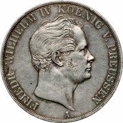 Germany 2 Thaler (3-1/2 Gulden) 1850 A KM# 440.2 Kingdom / Regular Coinage coin obverse Germany 2 Thaler (3-1/2 Gulden) 1850 A KM# 440.2 Kingdom / Regular Coinage coin obverse