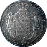 Germany 2 Thaler (3-1/2 Gulden) 1854 F KM# 1149 Saxony-Albertine / Kingdom / Regular Coinage coin reverse Germany 2 Thaler (3-1/2 Gulden) 1854 F KM# 1149 Saxony-Albertine / Kingdom / Regular Coinage coin reverse