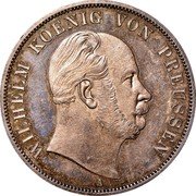 Germany 2 Thaler (3-1/2 Gulden) 1865 A KM# 496 Kingdom / Regular Coinage coin obverse Germany 2 Thaler (3-1/2 Gulden) 1865 A KM# 496 Kingdom / Regular Coinage coin obverse