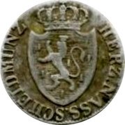 Germany 3 Kreuzer 1827 KM# 50 United Nassau / Duchy / Standard Coinage coin obverse Germany 3 Kreuzer 1827 KM# 50 United Nassau / Duchy / Standard Coinage coin obverse