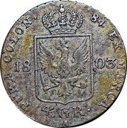 Germany 4 Groschen 1803 A KM# 370 Kingdom / Regular Coinage coin reverse