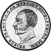 Germany 5 Thaler 1828 KM# 271 Mecklenburg-Schwerin / Grand Duchy coin obverse