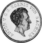 Germany 5 Thaler (August d'Or) 1834 S KM# 1123 Saxony-Albertine / Kingdom / Regular Coinage coin obverse